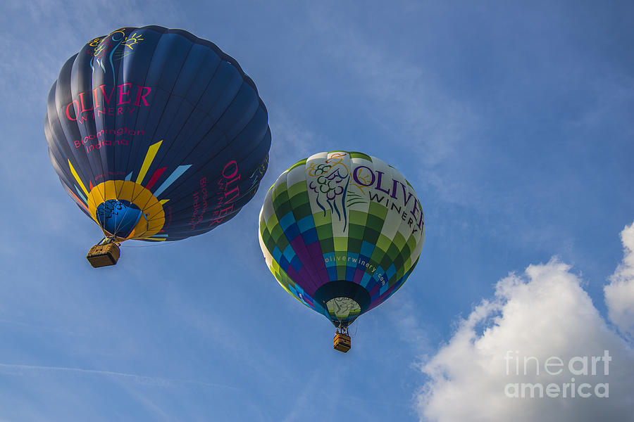 Hot Air Balloons OW 7 Photograph by David Haskett II