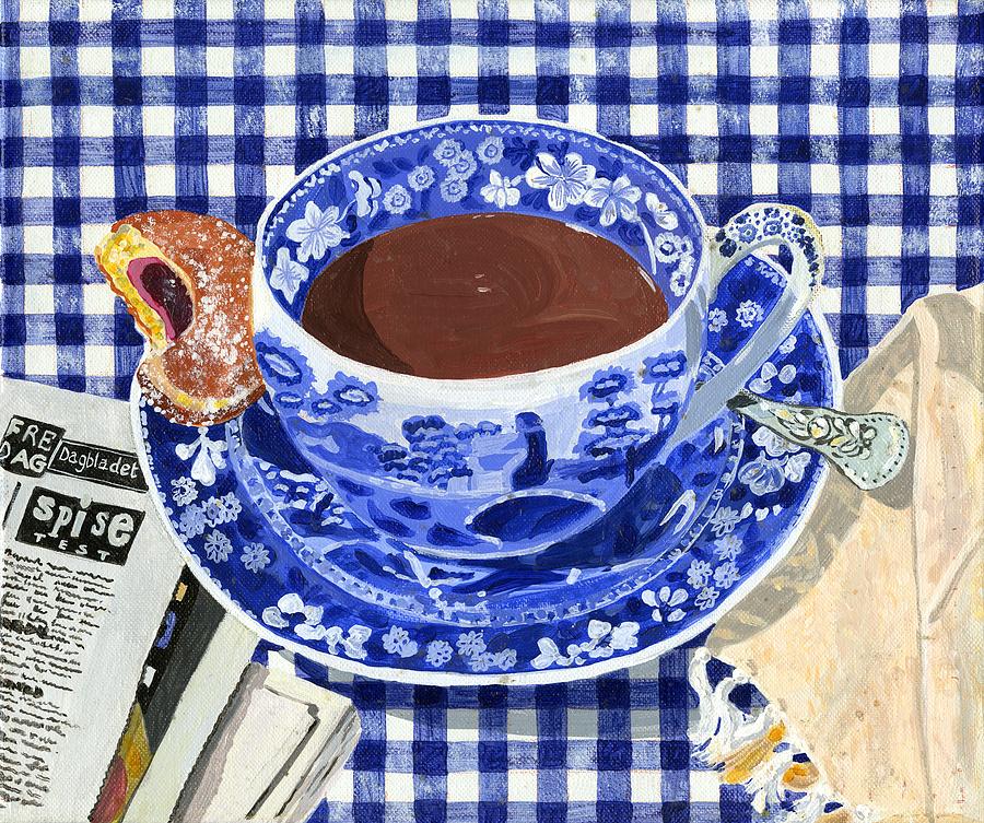 Hot Chocolate Painting by Jane Dunn Borresen
