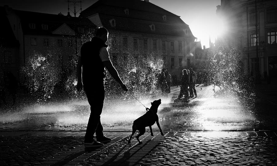 Fountain Photograph - Hot Day by Ionut Harag