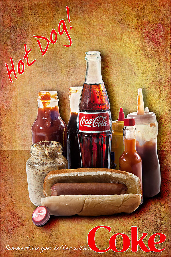 Hot Dog and Cold Coca-Cola Photograph by James Sage