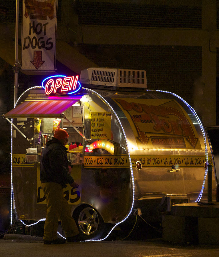 Hot dog stand Photograph by Carol Estes