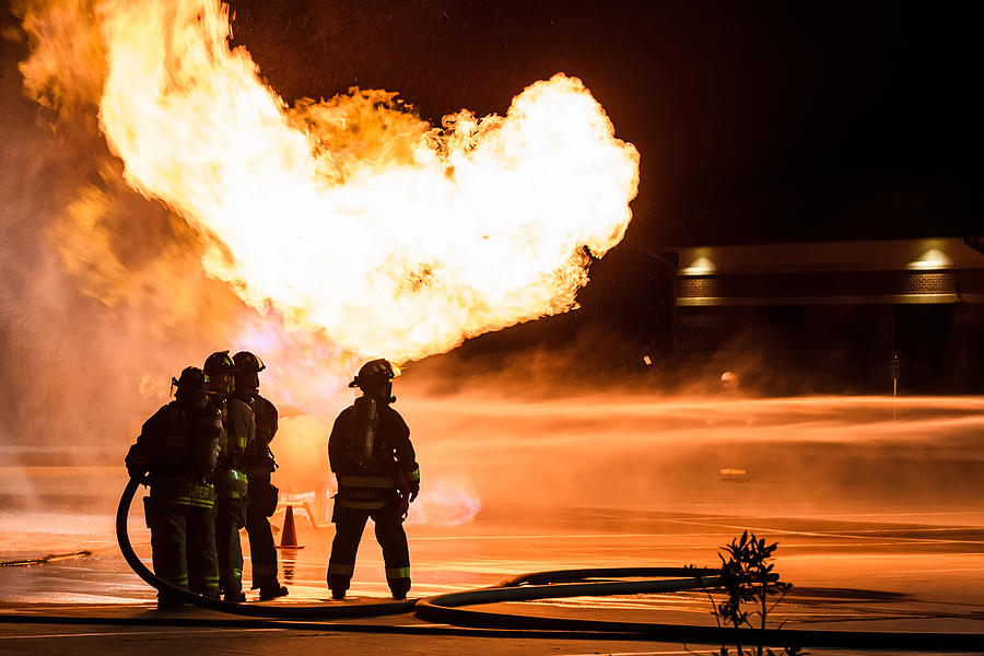 Hot Flames Photograph by Sennie Pierson
