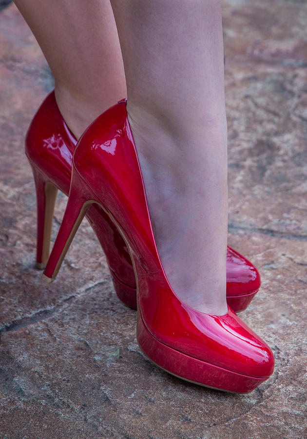 Hot Heels Photograph by James Woody