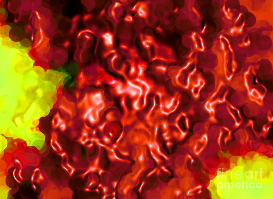 Hot Lava  Digital Art by Gayle Price Thomas