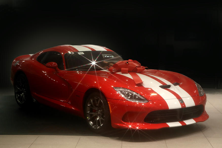 Hot Red Viper for Christmas Photograph by Linda Phelps