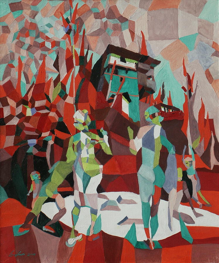 Hot Rhodope Painting by John Lansdown Fine Art America