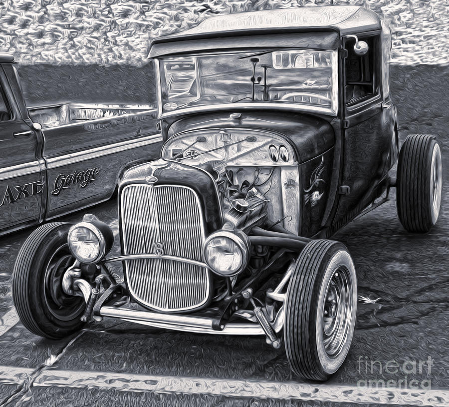 Car Photograph - Hot Rod - 03 by Gregory Dyer