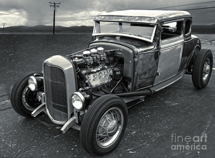 Car Photograph - Hot Rod - 05 by Gregory Dyer