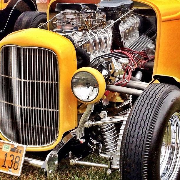 Instagram Photograph - Hot Rod Close-up by Miki Torres
