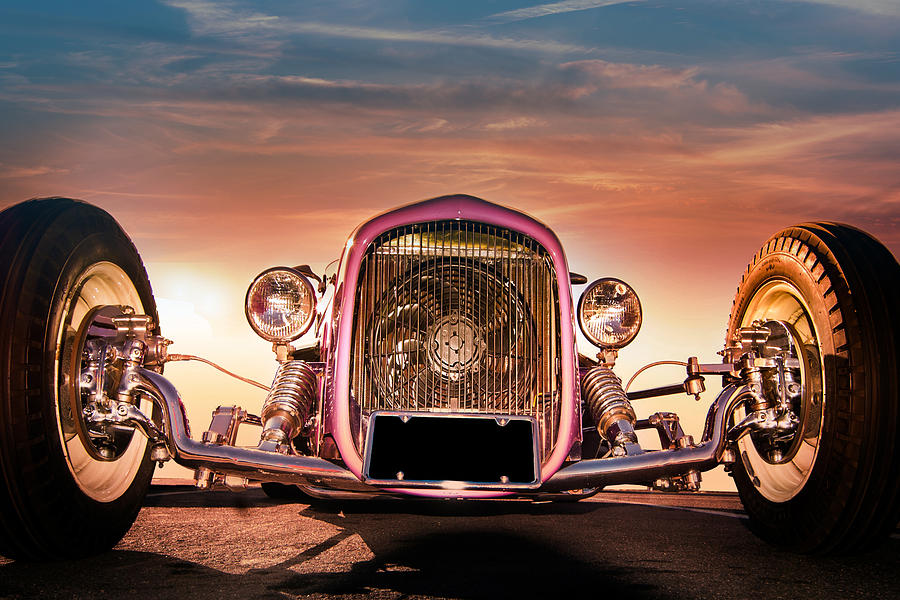 Hot Rod Color Photograph by Mickey Clausen