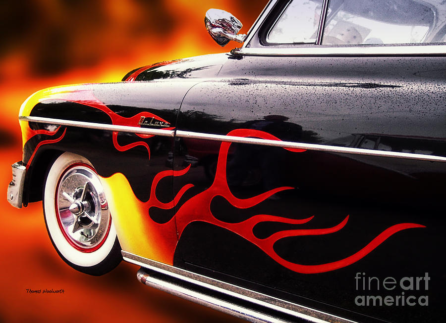 Hot Rod Flames Photograph by Thomas Woolworth