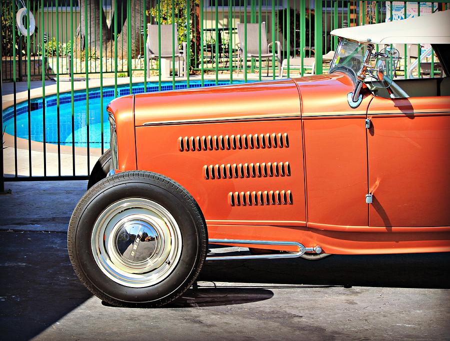 Hot Rod Pool-Side Photograph by Steve Natale