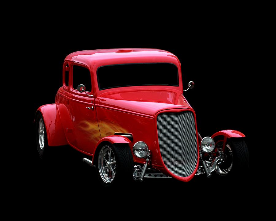 Hot Rod Red Photograph by Aaron Berg
