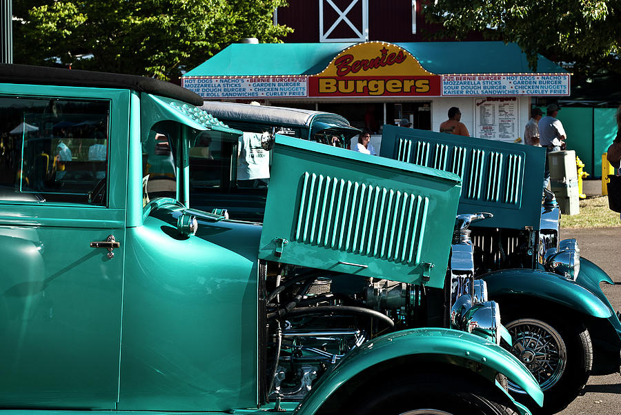Hot Rods and Burgers Photograph by Ron Roberts