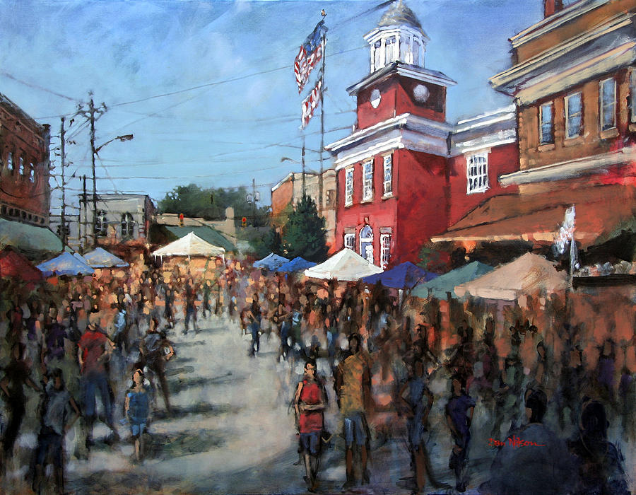 Hot Sauce Festival Painting by Dan Nelson