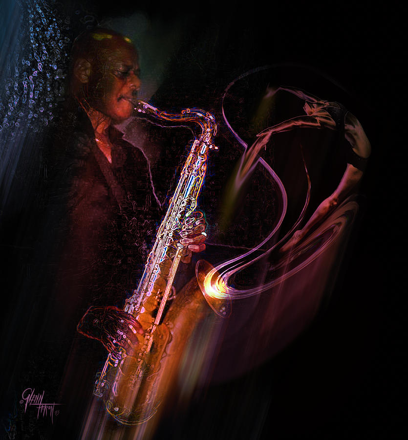 Hot Sax Photograph by Glenn Feron