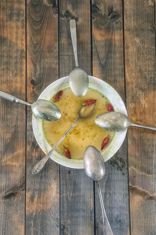 Spoon Still Life Photograph - Hot Soup by Joana Kruse