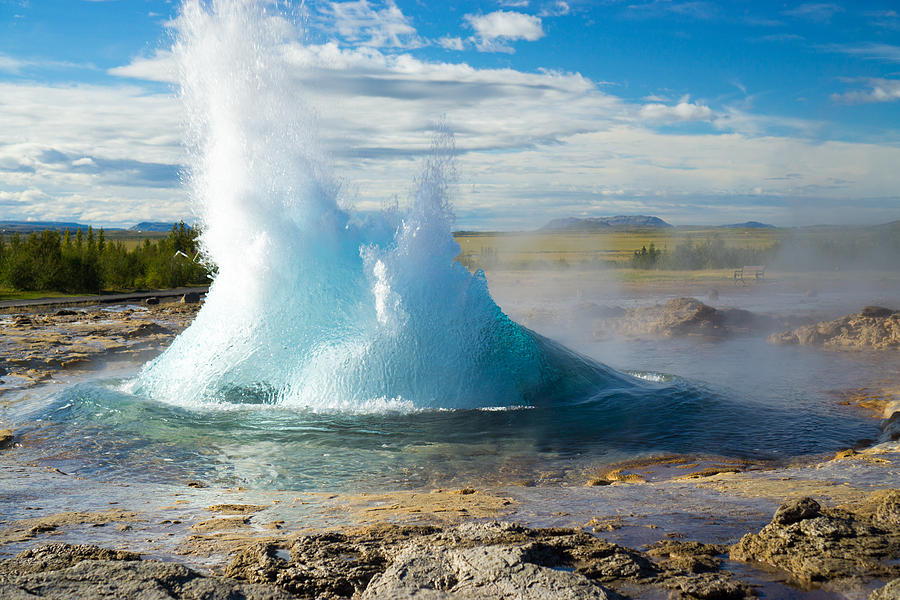 Hot Spring At Yellowstone National Park Against Sky Photograph by Mathieu Tougas / EyeEm Hot Spring At Yellowstone National Park Against Sky Photograph by Mathieu Tougas / EyeEm
