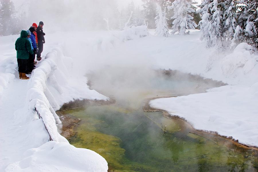 Hot Spring Photograph by Jim West