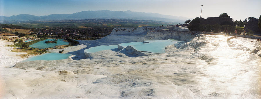 Nature Photograph - Hot Springs And Travertine Pool by Panoramic Images