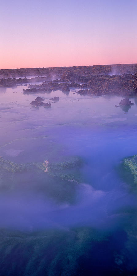 Hot Springs In A Lake, Blue Lagoon Photograph by Panoramic Images
