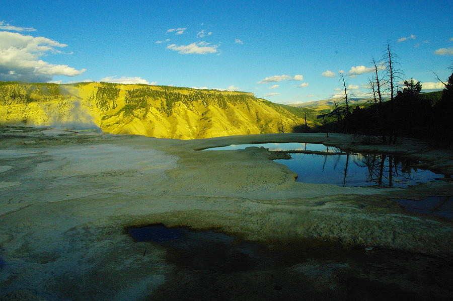 Yellowstone National Park Photograph - Hot Springs Yellowstone by Jeff Swan