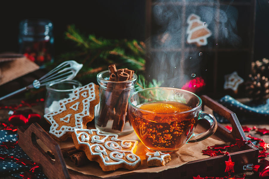 Hot tea for cold winter evenings Photograph by Dina Belenko Photography