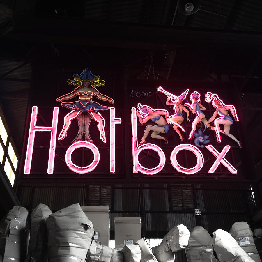 Sign Photograph - Hotbox by Kelly King