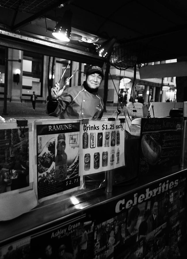 Hotdog Vender B Photograph By CORE Images | Fine Art America