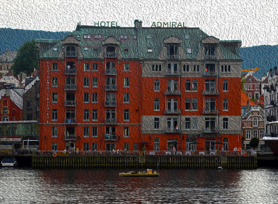Hotel Admiral in Bergen Norway Photograph by Carol Eliassen