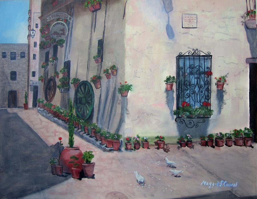 Hotel In Cadiz Spain Painting By Maggie Cabral Fine Art America