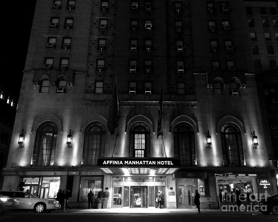 New York City Photograph - Hotel Noir by Miriam Danar