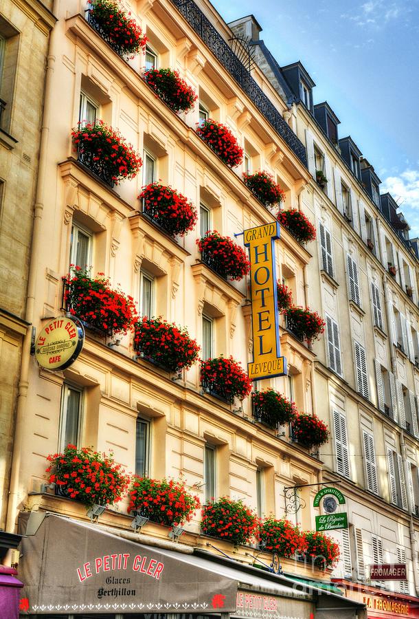 Hotel On Rue Cler Photograph by Mel Steinhauer