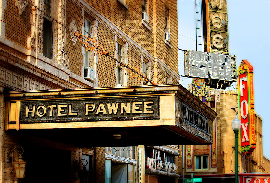 Hotel Pawnee Canopy Photograph by Sylvia Thornton