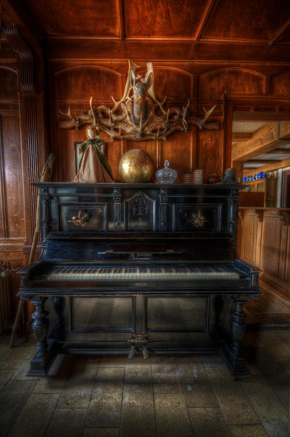 Hotel Piano Digital Art by Nathan Wright