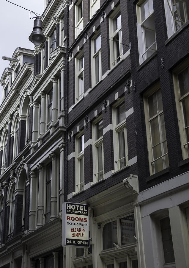 City Photograph - Hotel Rooms Clean and Simple Amsterdam by Teresa Mucha