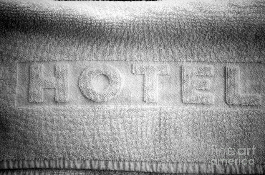 Hotel towel Photograph by Michal Bednarek
