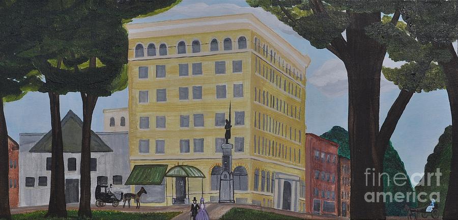 Hotel Wendell Painting by Sally Tiska Rice