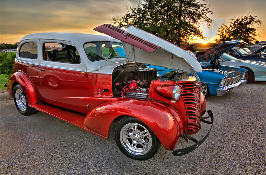 Hotrod Sunset Photograph by Tim Stanley