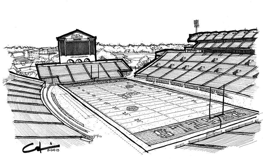 Hotty Toddy Drawing by Calvin Durham