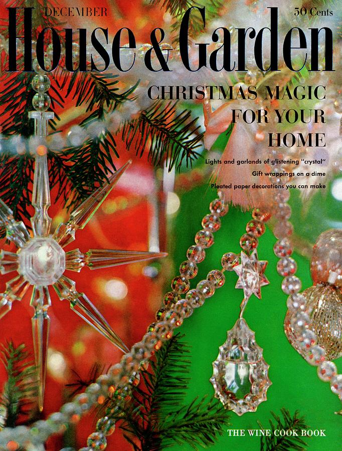 House And Garden Christmas Issue Cover Photograph by Karlson