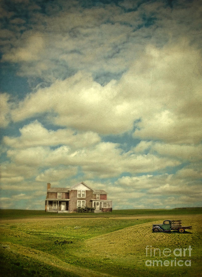 House and Truck Photograph by Jill Battaglia