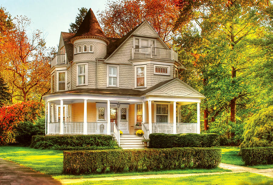 House - Cranford NJ - Victorian Dream House Photograph by Mike Savad