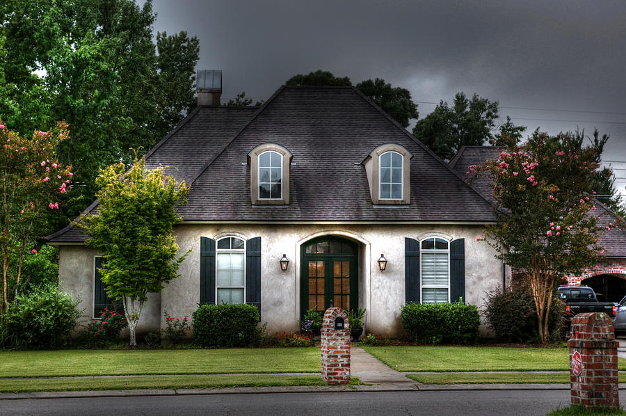 House in HDR Photograph by Cecil Fuselier