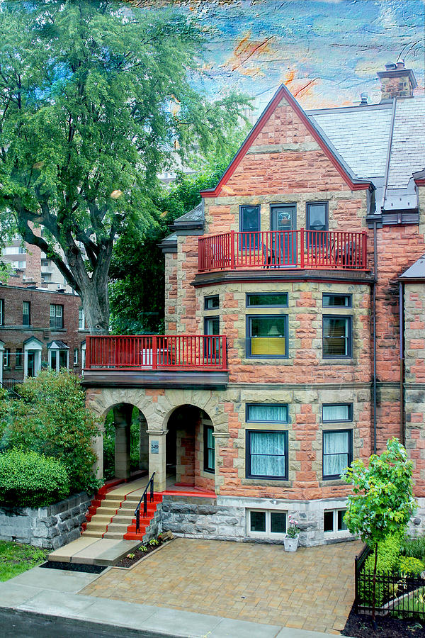 House in Montreal Photograph by Carlos Diaz