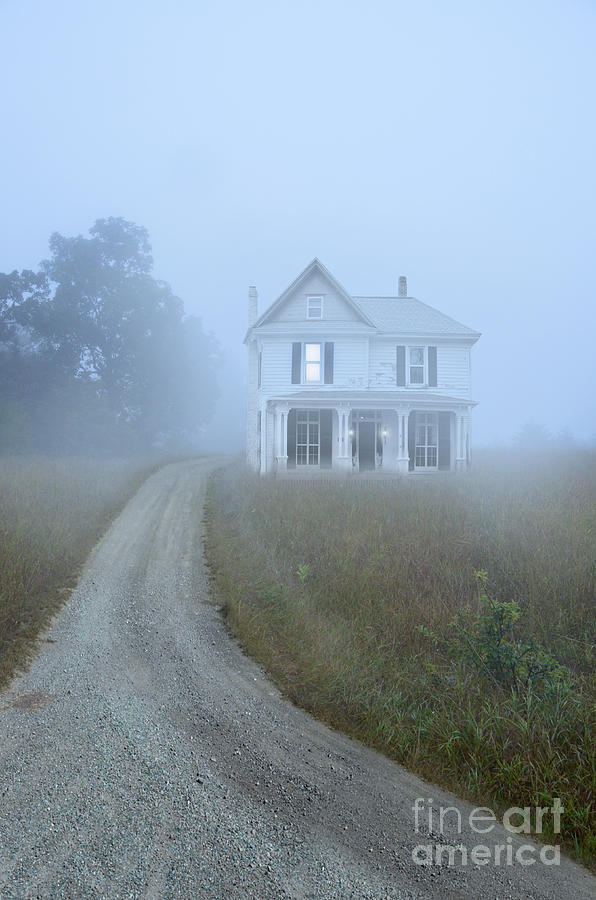 House in the Fog Photograph by Jill Battaglia