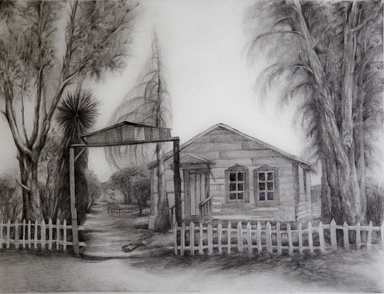 House Drawing by Irena Solenarova - Fine Art America