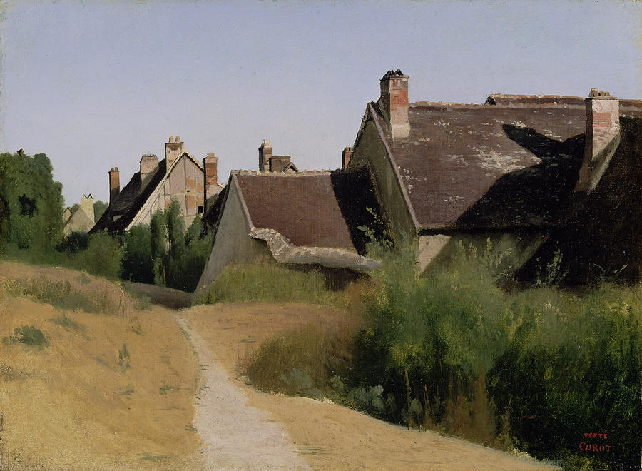 Corot Painting - House near Orleans by Jean Baptiste Corot