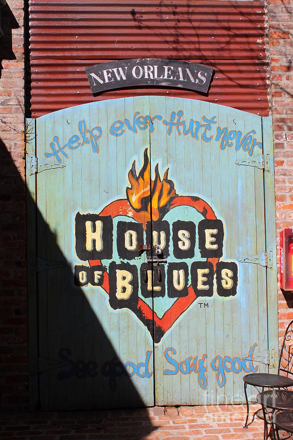 House of Blues Gates Photograph by Bev Conover