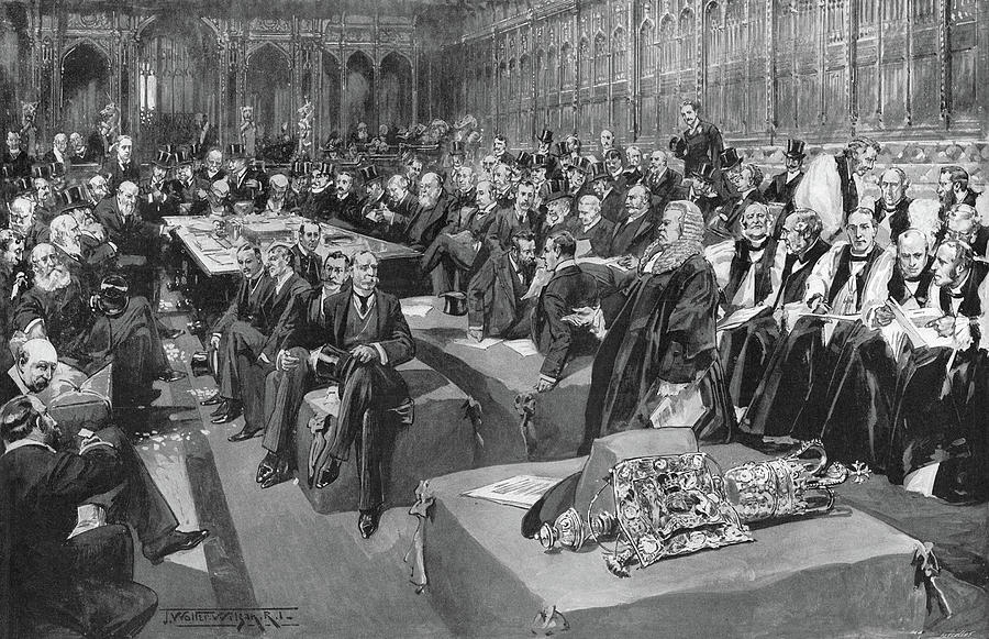 House Of Lords, 1902 Drawing by Granger